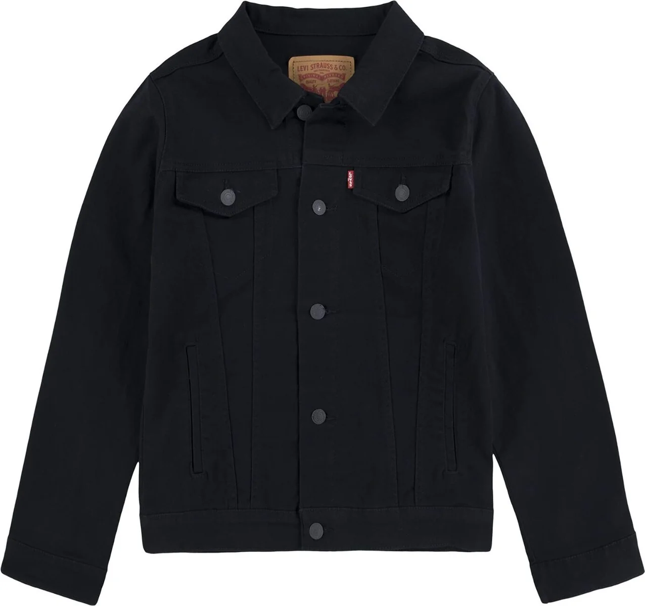 Підліткова джинсова куртка Levi's 1159818770 (Чорний XL)