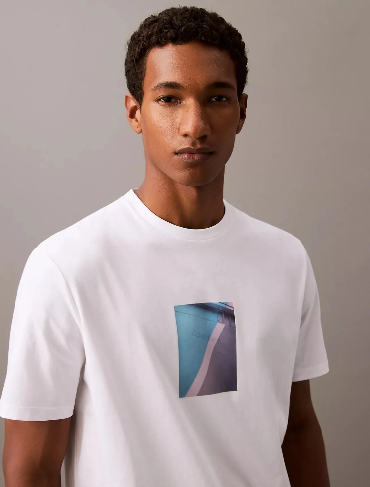 Чоловічі футболки з логотипом Calvin Klein 1159819206 (Білий XL)