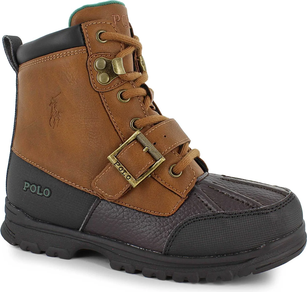 Дитячі черевики Polo Ralph Lauren 19 (4 US) 12 см Чорний/Коричневий 1159821240