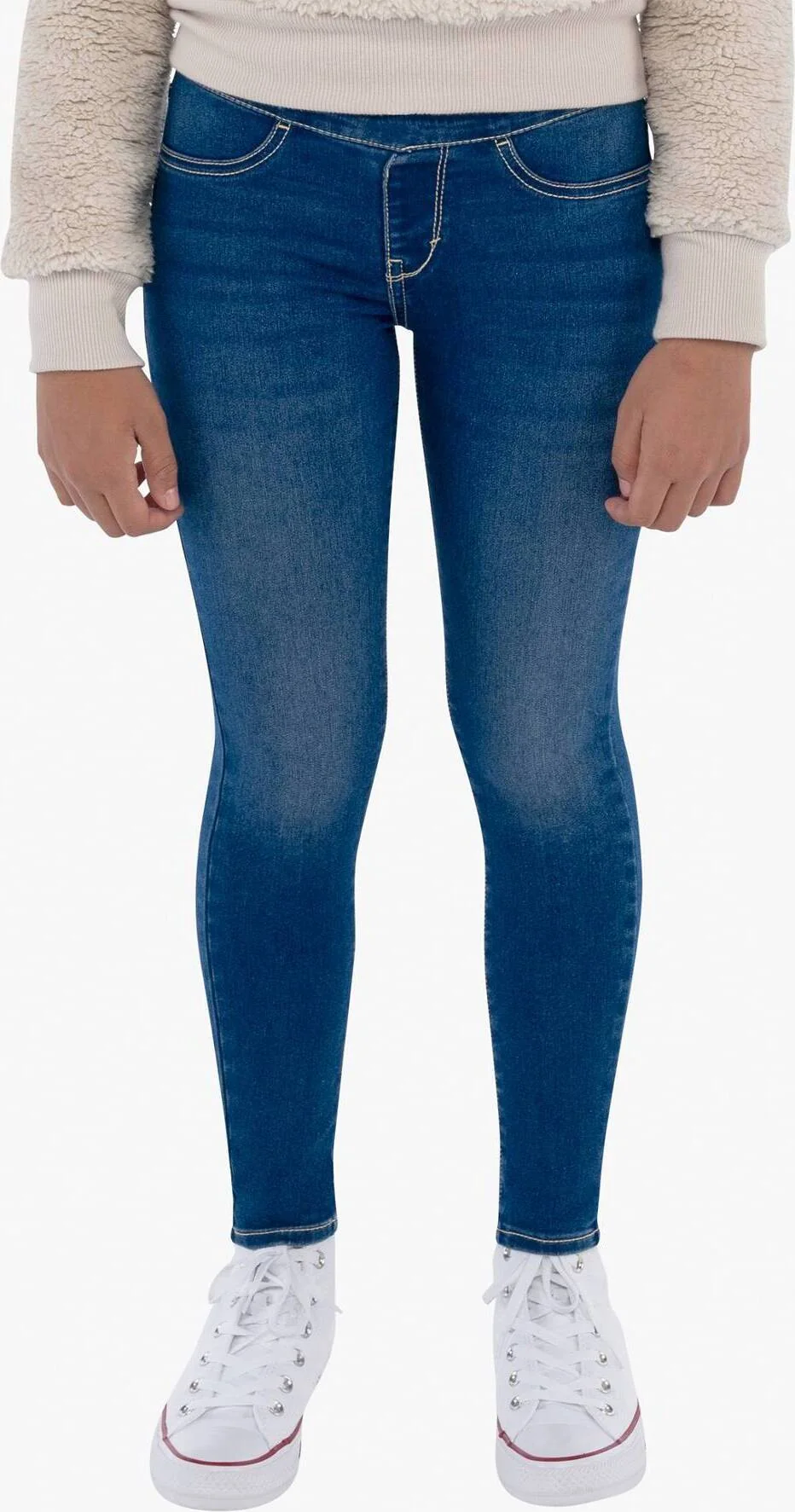 Джинсові легінси Levi's для дівчинки 1159823139 (Синій 14)