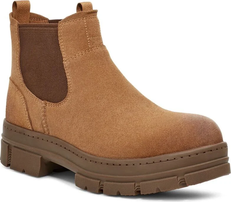 Чоловічі замшеві водонепроникні черевики челсі UGG 43 (10 US) 31 см Коричневий 1159826390