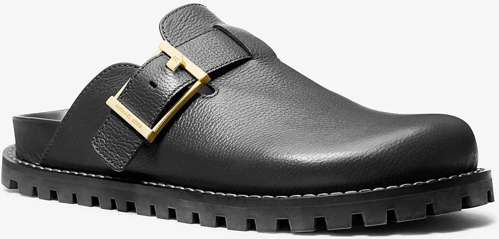 Жіночі шкіряні клоги Michael Kors сабо 38,5 (8 US) 25,5 см Чорний 1159826759