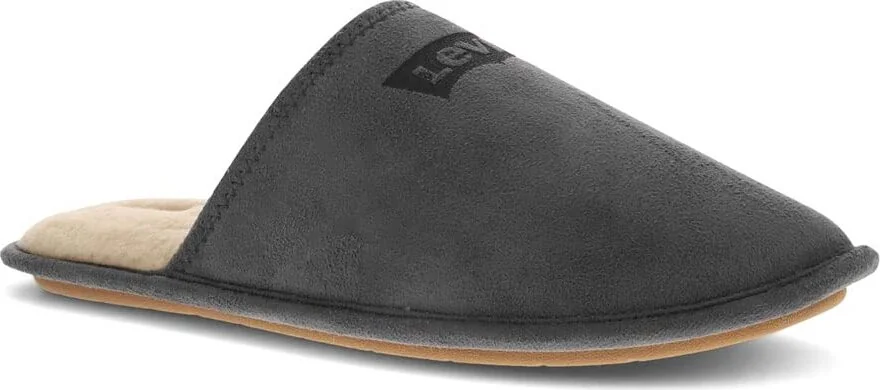 Чоловічі капці Levi's Milton 2 на хутрі 44-45 (11-12 US) 29 см Сірий 1159827522