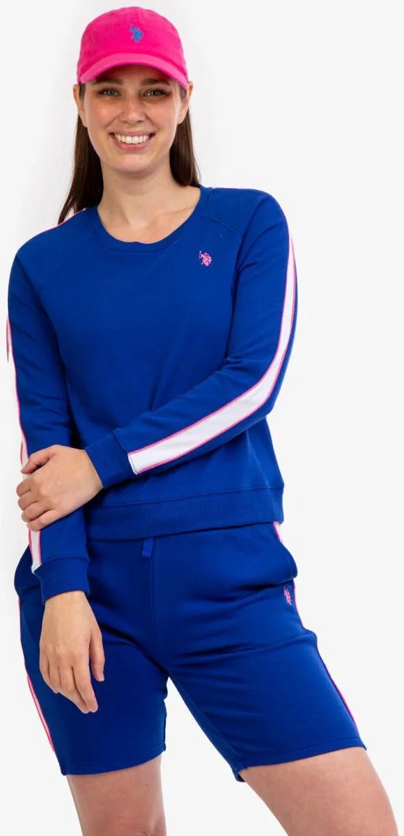 Жіночий світшот US Polo Assn з логотипом 1159827696 (Синій S)