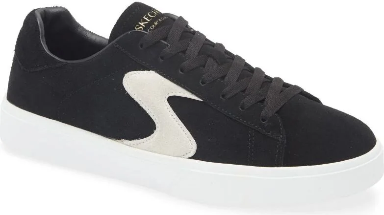 Чоловічі замшеві кеди Skechers Eden 45,5 (11,5 US) 30 см Чорний 1159828197