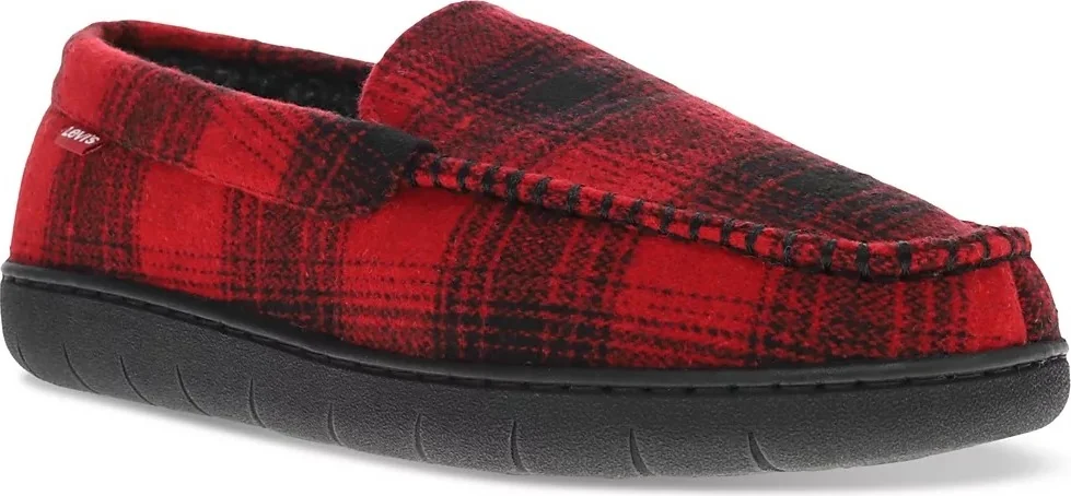 Чоловічі капці Fields Levi's на хутрі 44-45 (11-12 US) 30 см Червоний 1159828405