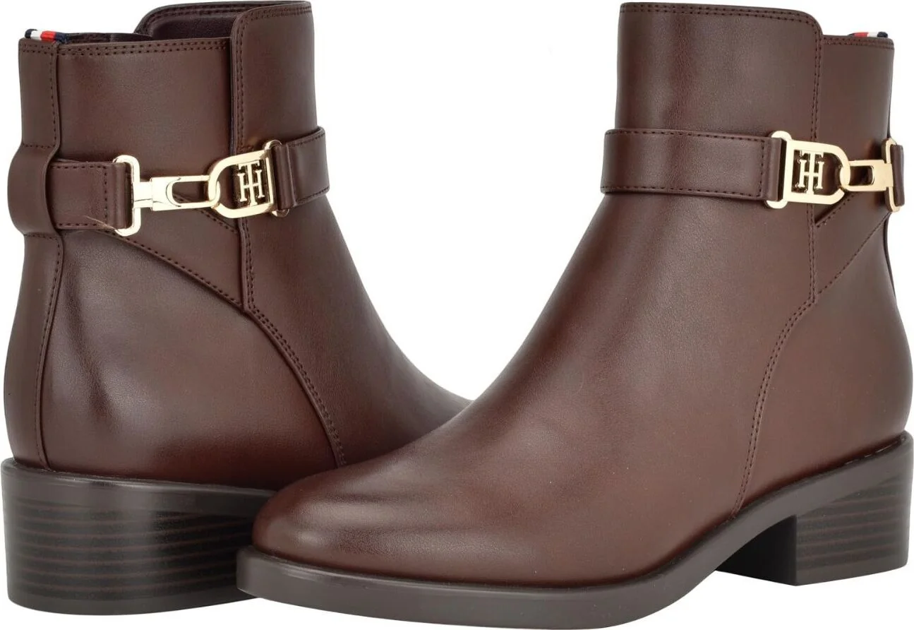 Жіночі черевики Tommy Hilfiger з логотипом 37 (6,5 US) 24 см Коричневий 1159830549