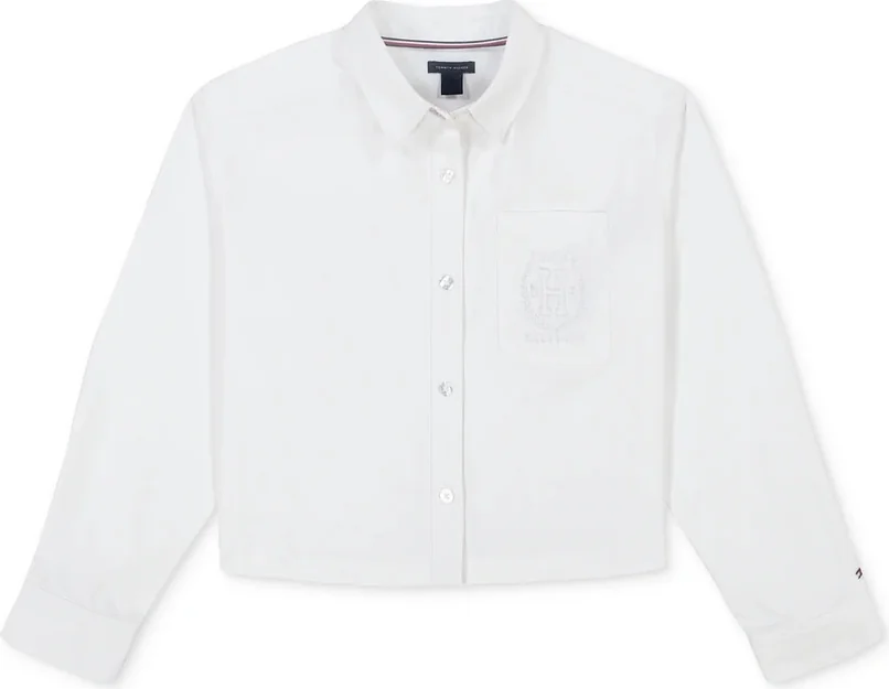 Дитяча сорочка Tommy Hilfiger з логотипом 1159832480 (Білий S)