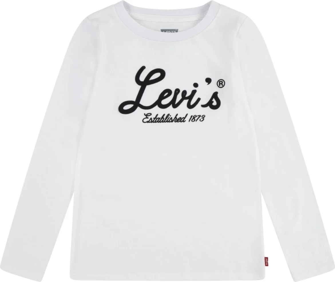 Дитячий лонгслів Levi's з принтом 1159832551 (Білий 2Т)