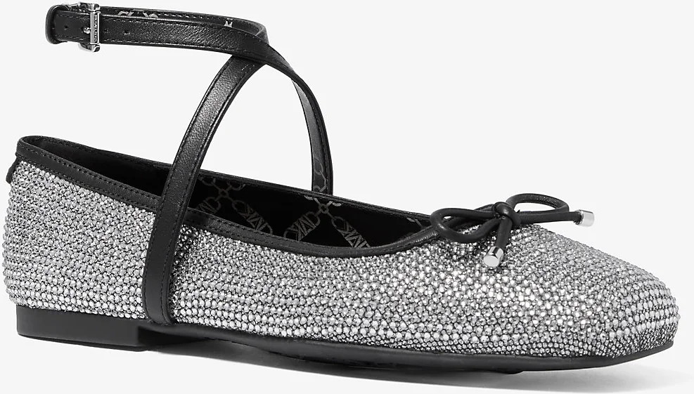 Жіночі шкіряні балетки Michael Kors 36 (6 US) 23 см Чорний 1159832600