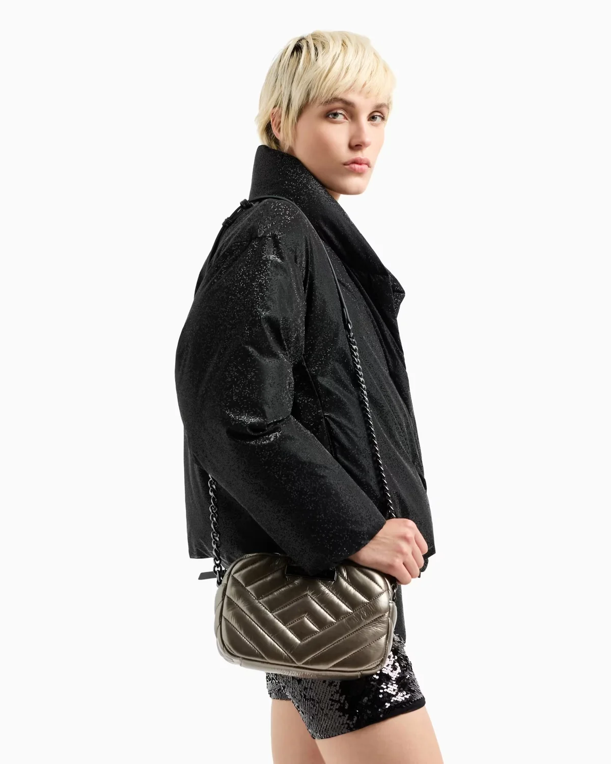 Жіноча сумка Armani Exchange кроссбоді 1159834170 (Сірий One size)