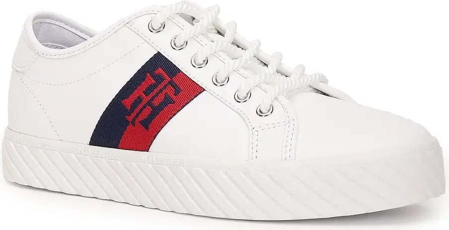 Жіночі кеди Tommy Hilfiger з логотипом 41 (9,5 US) 26 см Білий 1159834297