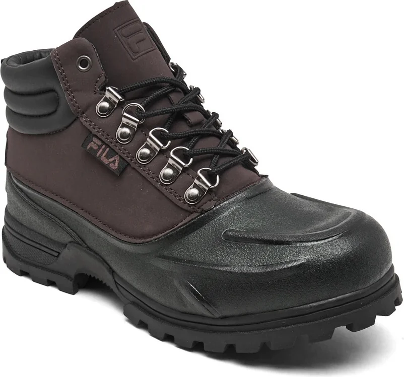 Дитячі черевики Fila Weathertec 35,5 (3,5 US) 22 см Чорний/Коричневий 1159835604