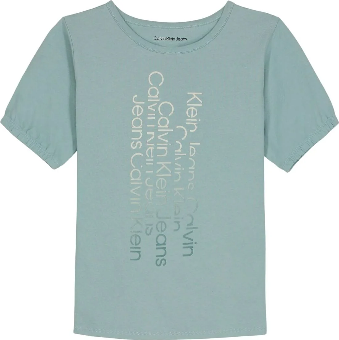 Дитяча футболка Calvin Klein з логотипом 1159836345 (Бірюзовий S)