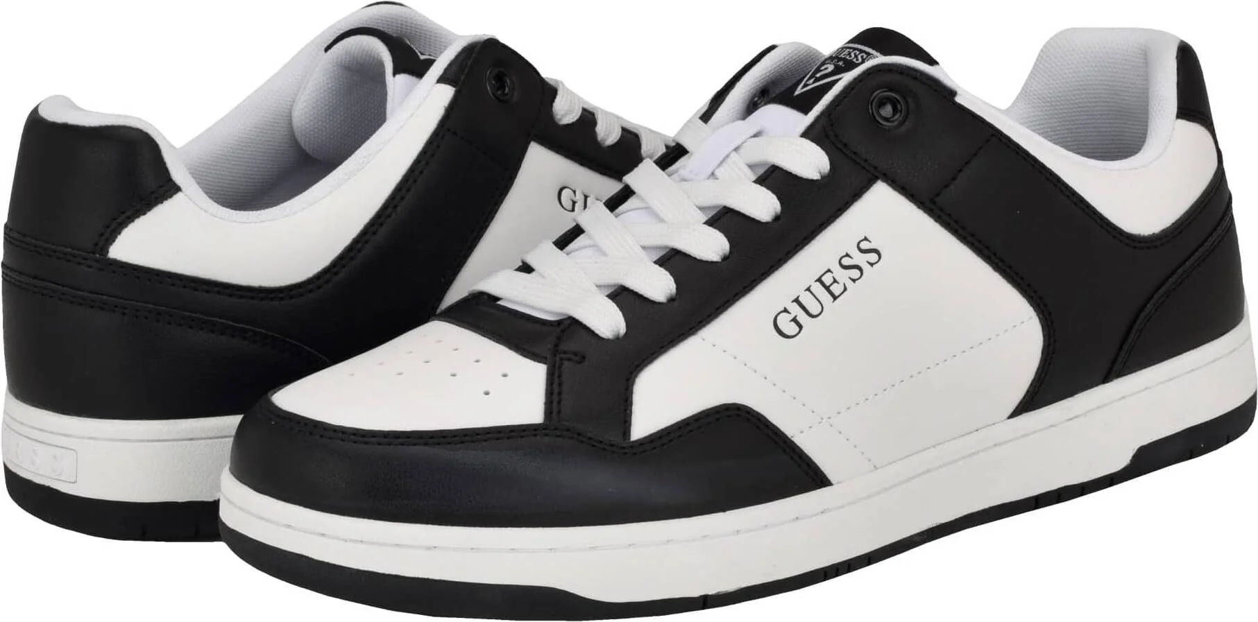 Чоловічі кросівки GUESS з логотипом 46 (13 US) 31 см Чорний/Білий 1159837022