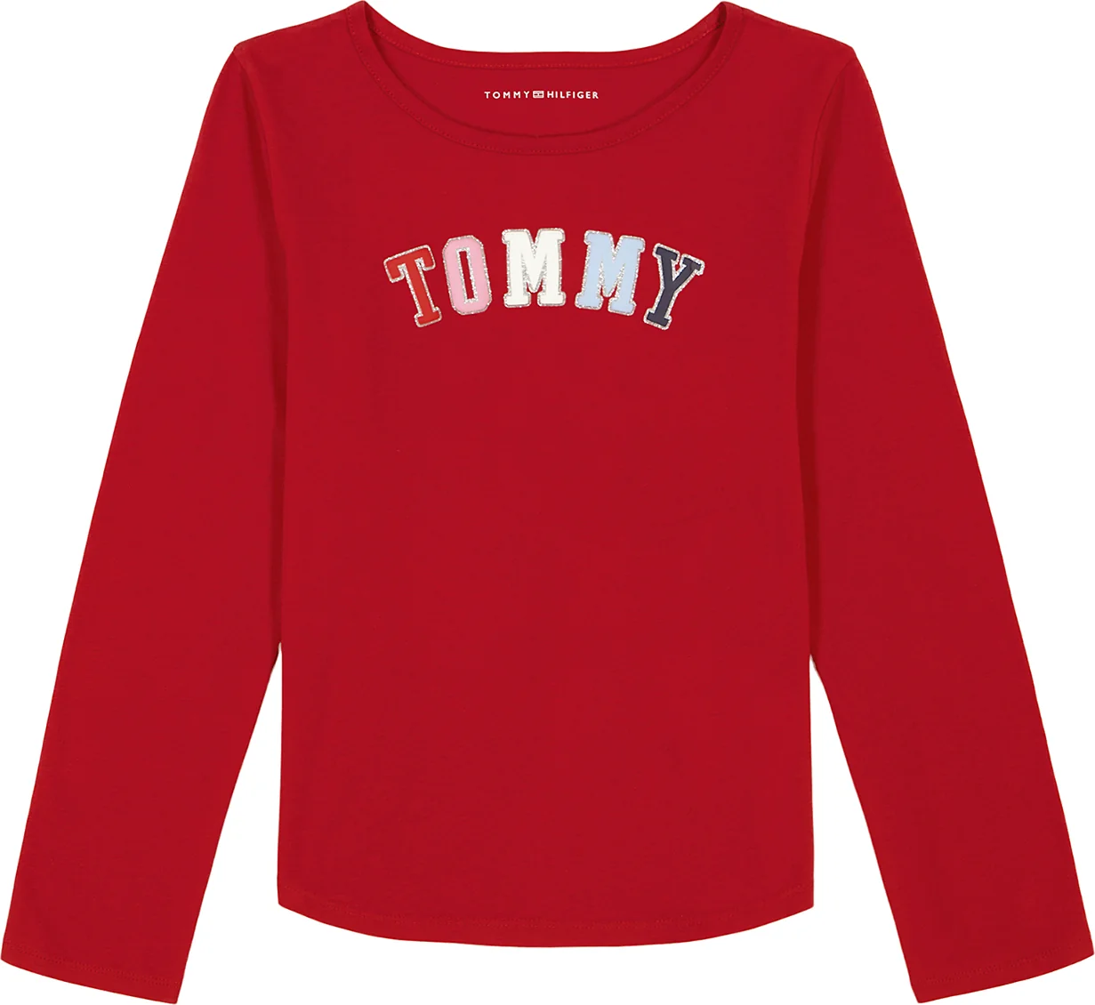 Дитячий лонгслів Tommy Hilfiger з логотипом 1159839465 (Червоний M)