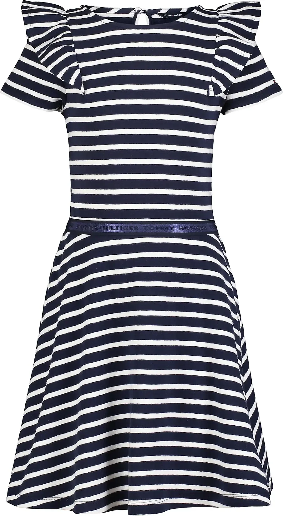 Еластична дитяча сукня Tommy Hilfiger в смужку 1159839471 (Синій/Білий M)