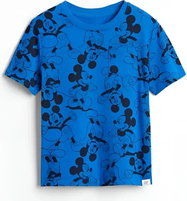 Дитяча футболка Mickey Mouse GAP 1159839543 (Синій 2)