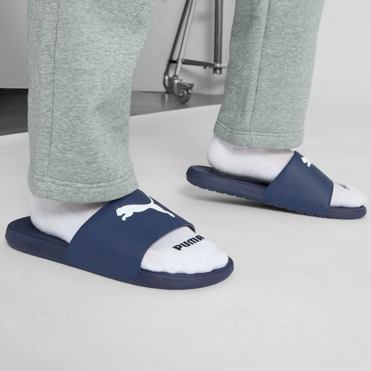 Чоловічі шльопанці Puma 43 (10 US) 28 см Синій 1159839594