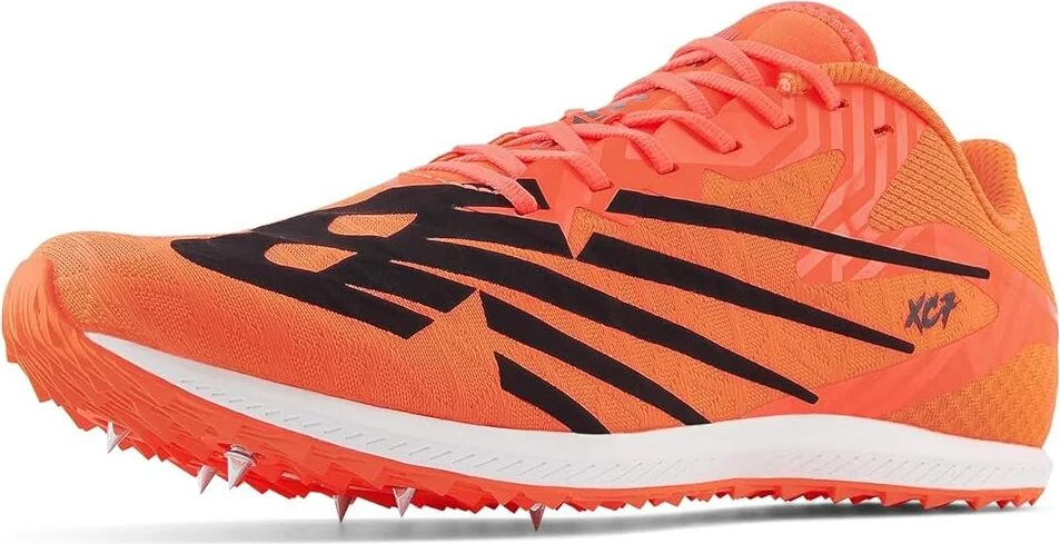 Чоловічі кросівки New Balance з металевими шипами 46,5 (12 US) 29,5 см Оранжевий 1159840114