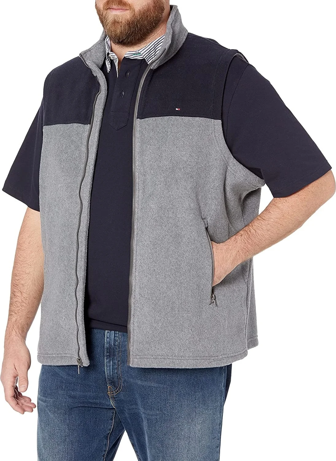 Жилетка чоловіча Tommy Hilfiger 1159841177 (Синій/Сірий XXL)