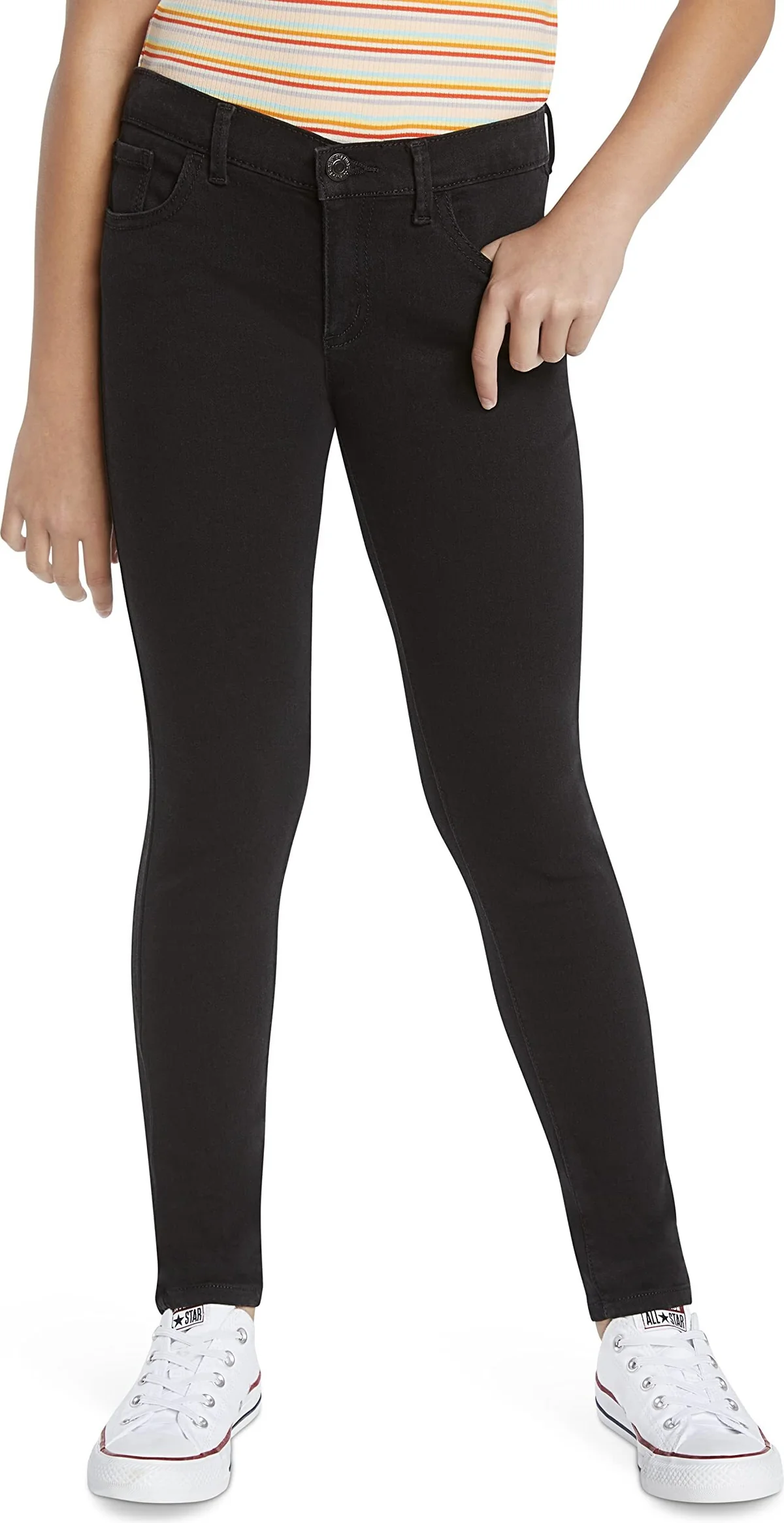 Дитячі джинси Super Skinny 710 Levi's 1159842406 (Чорний 10)