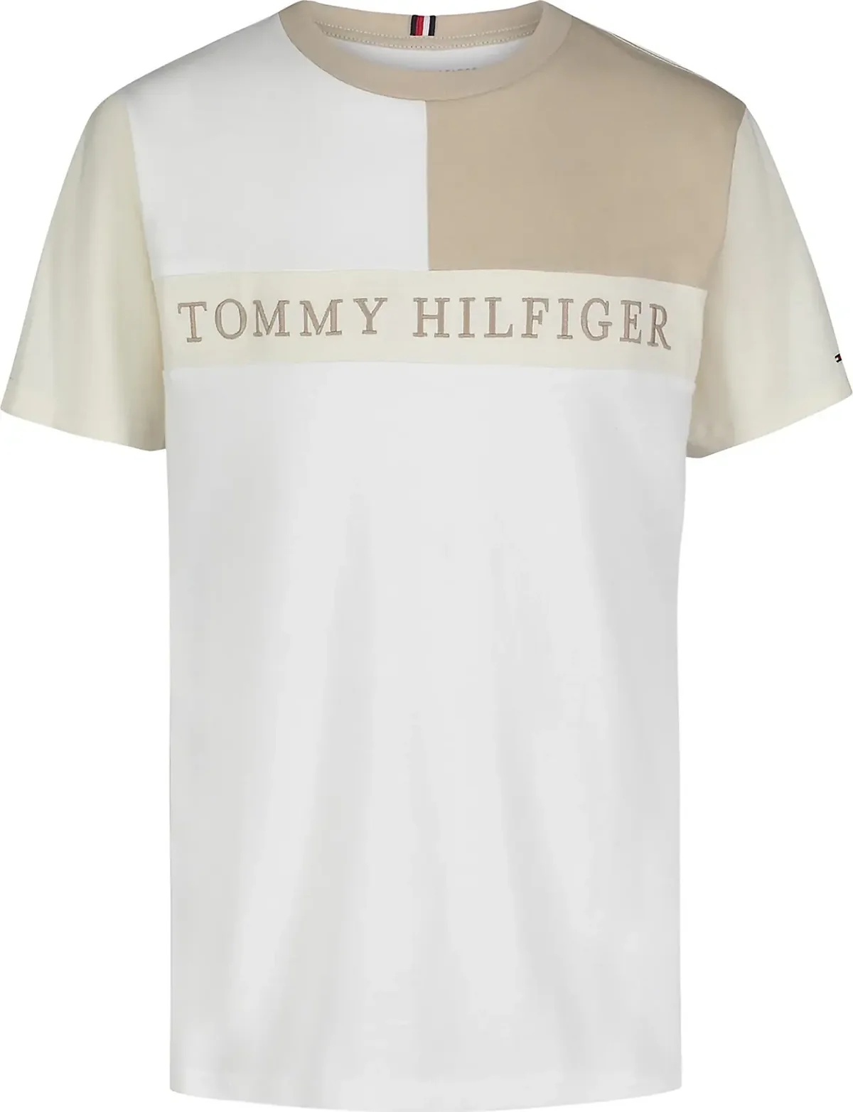 Дитяча футболка Tommy Hilfiger з вишитим логотипом 1159842777 (Білий S)