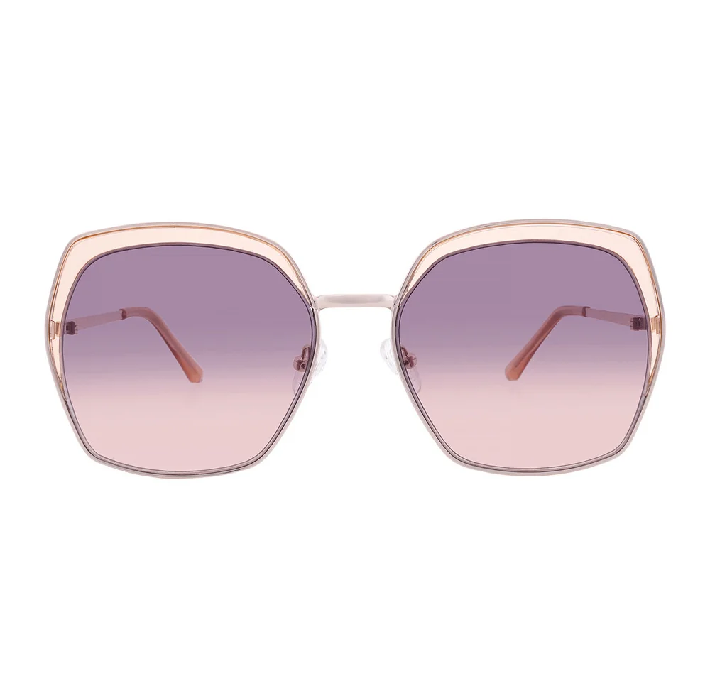 Сонцезахисні брендові окуляри Butterfly Guess 1159842863 (Коричневий One size)