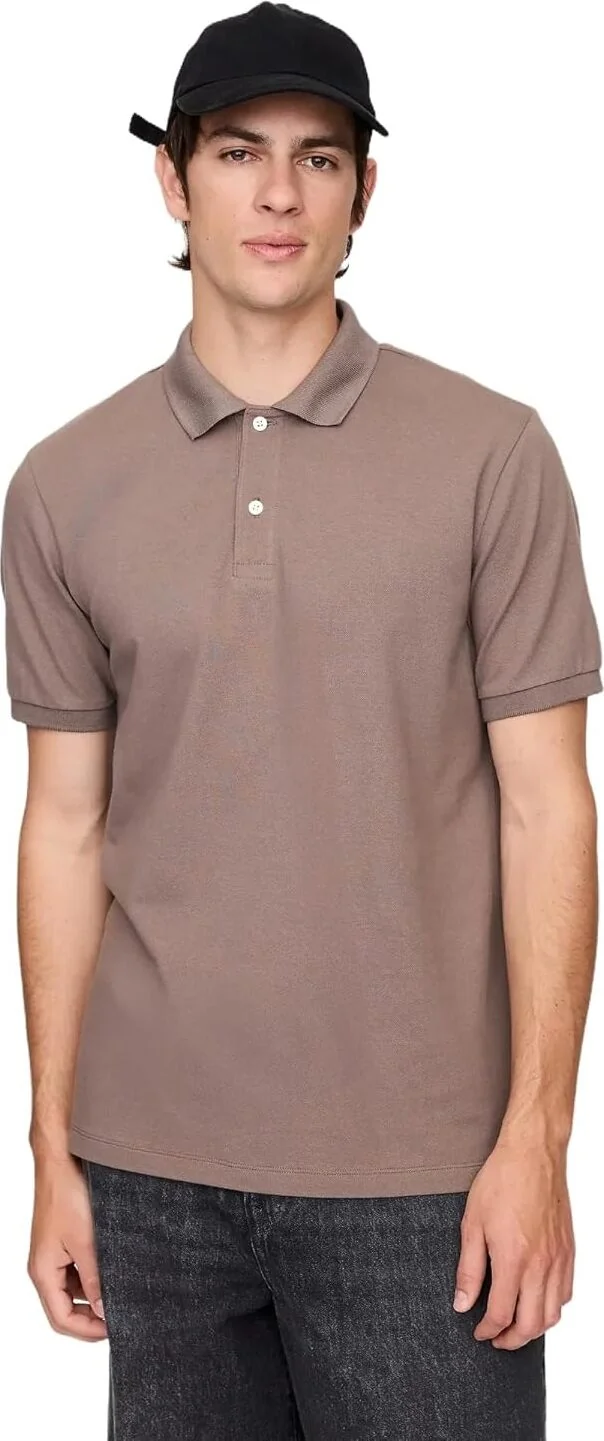 Чоловічі футболки-поло GAP 1159843181 (Коричневий S)
