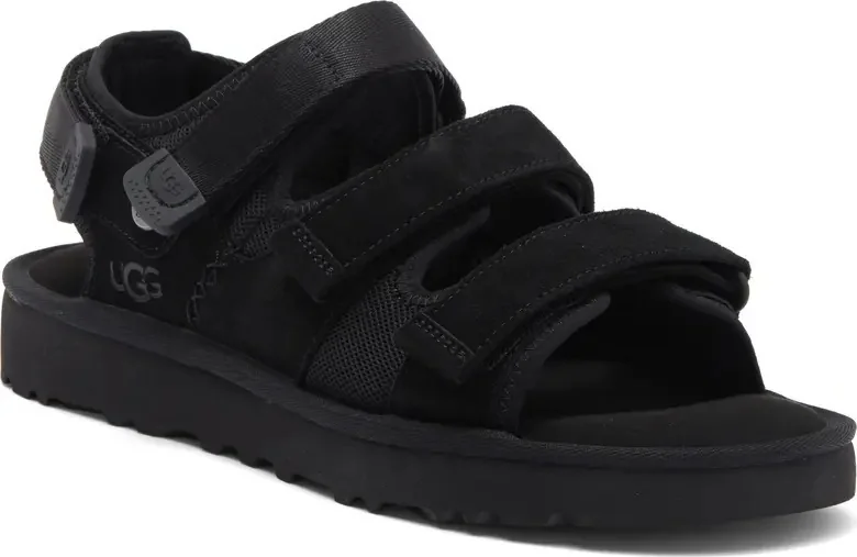 Чоловічі сандалії Goldencoast Multistrap UGG 44 (11 US) 29 см Чорний 1159845217