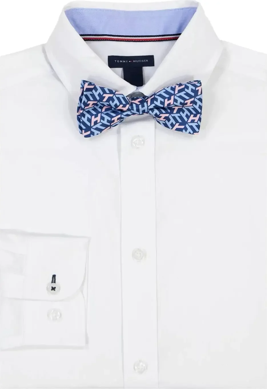 Дитяча сорочка Tommy Hilfiger з галстуком-метеликом 1159846539 (Білий 18)