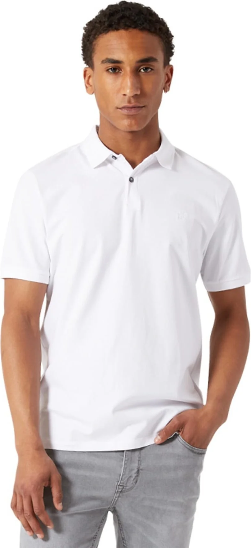 Чоловічі футболки-поло DKNY 1159847857 (Білий XL)