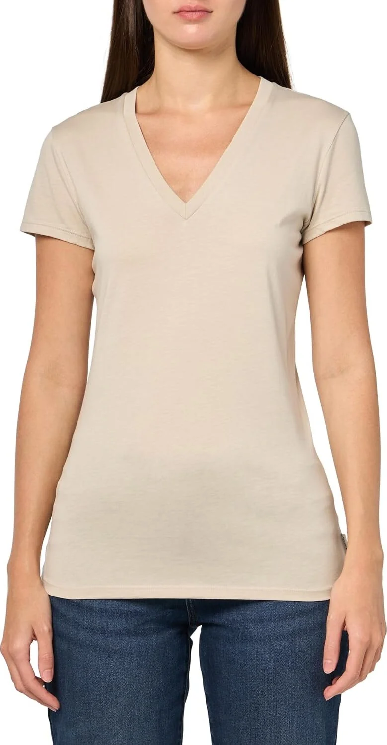 Жіноча футболка Armani Exchange 1159849559 (Бежевий S)