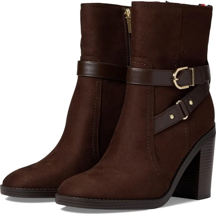 Жіночі ботильйони OVHENN 2 Tommy Hilfiger 41 (9,5 US) 27,5 см Коричневий 1159850531