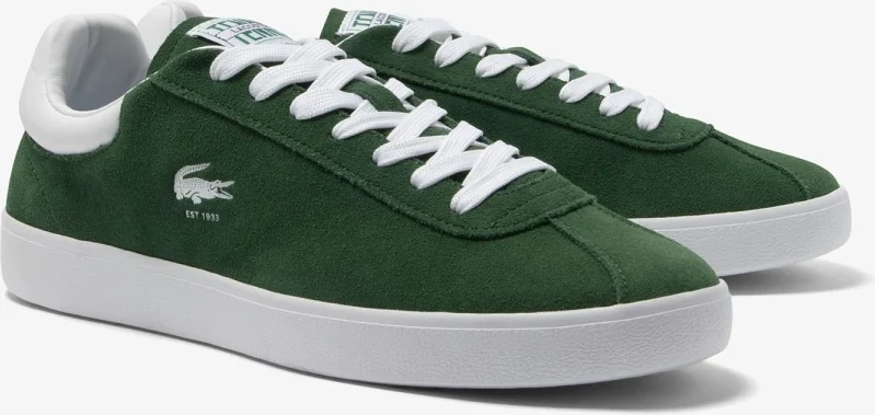 Чоловічі замшеві кеди Lacoste 44,5 (11 US) 29 см Зелений 1159851039