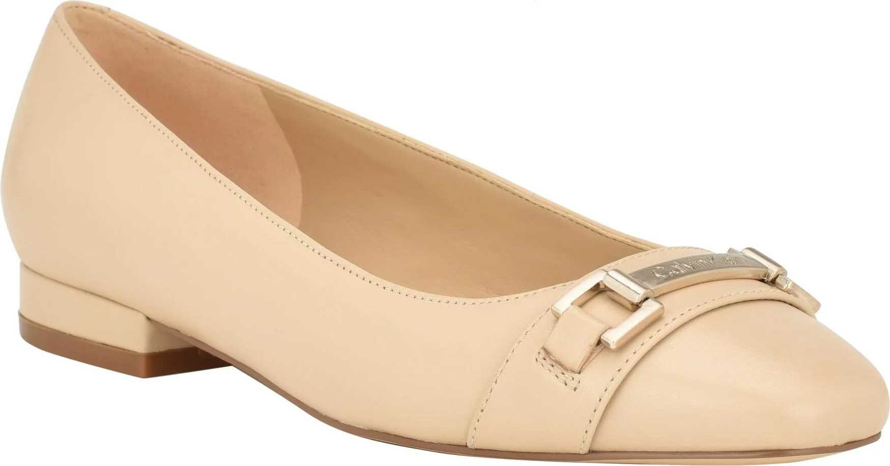 Жіночі балетки Calvin Klein 39,5 (9 US) 26,5 см Бежевий 1159853852