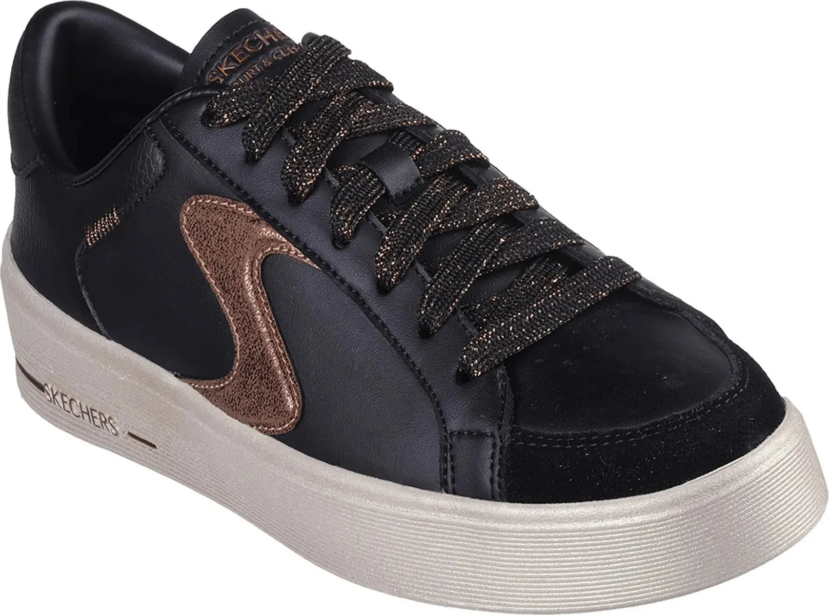 Жіночі кеди Hiland-Quite Chic Skechers 36,5 (6,5 US) 24 см Чорний 1159854058