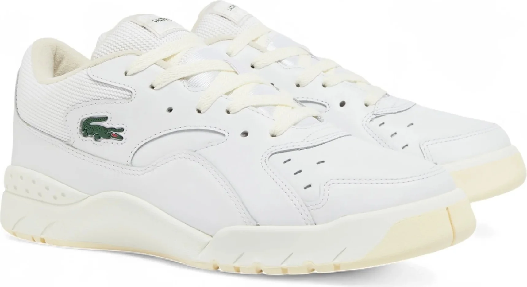 Чоловічі шкіряні кросівки Aceline 96 Lacoste 46,5 (12,5 US) 30,5 см Білий 1159854156