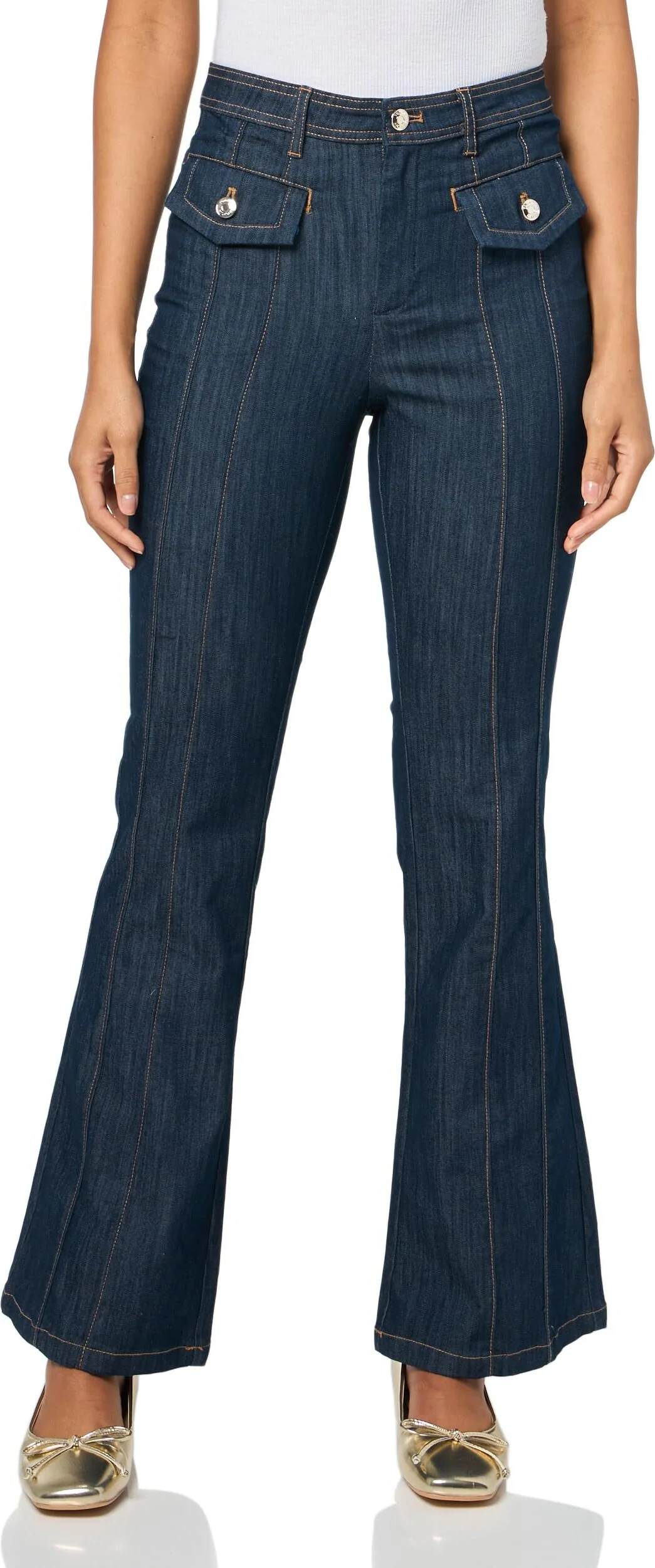 Жіночі джинси Flare Tommy Hilfiger 1159854827 (Блакитний 16)