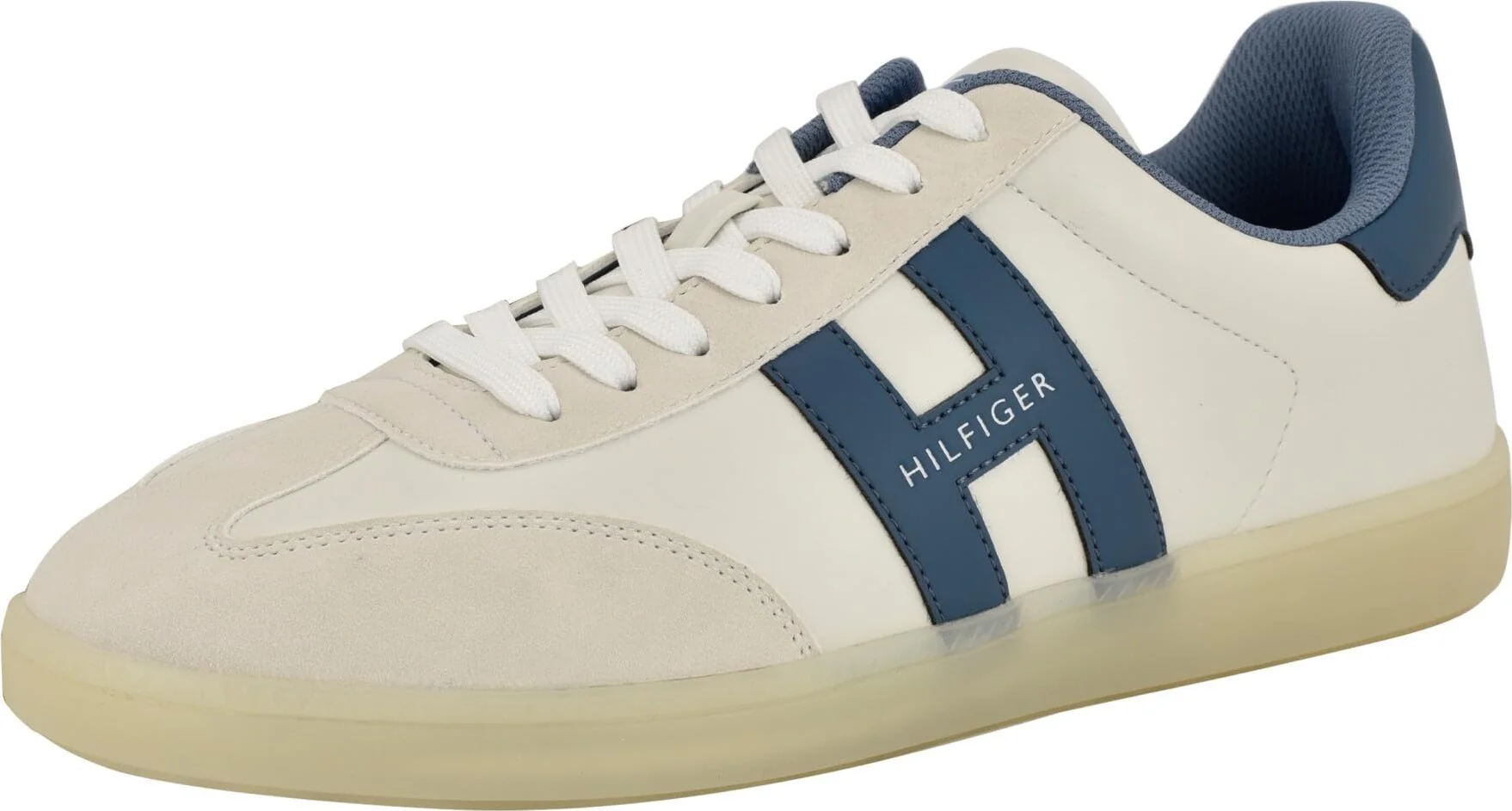 Чоловічі кеди Berge Tommy Hilfiger з логотипом 45,5 (12 US) 30,5 см Білий/Блакитний 1159855261