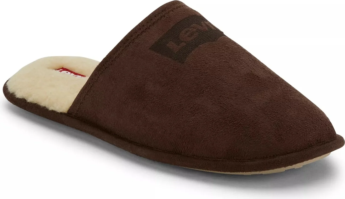 Чоловічі капці Levi's Milton 2 на хутрі 41-42 (8-9 US) 27 см Коричневий 1159857949