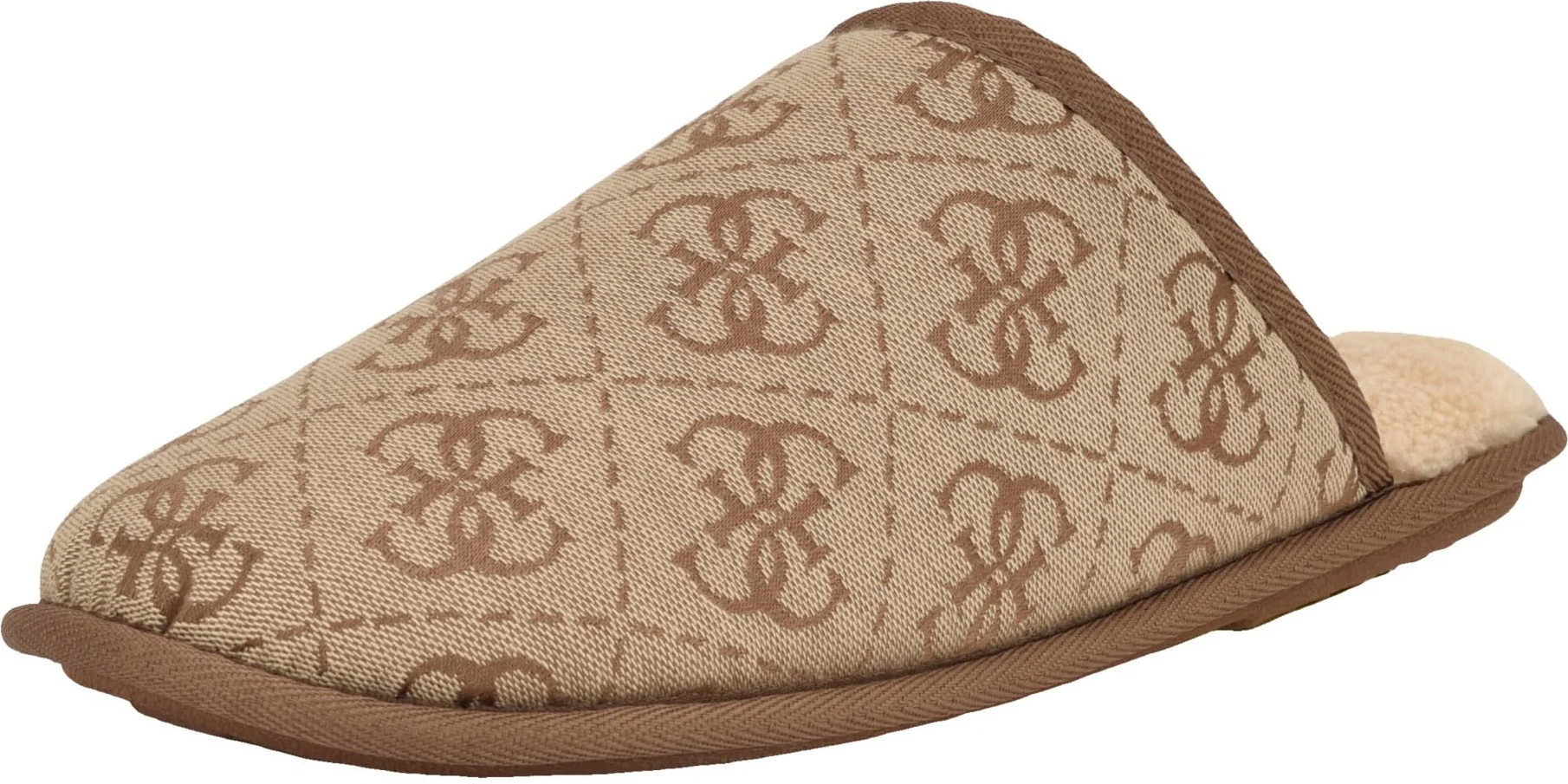 Чоловічі капці Xellen Guess 42 (9 US) 27,5 см Бежевий/Коричневий 1159858659