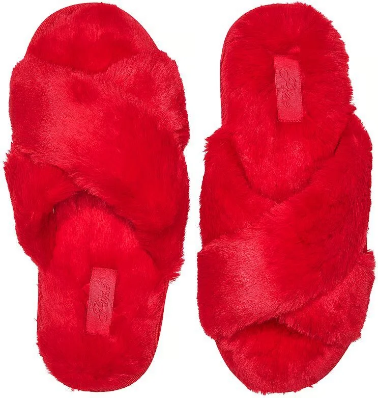 Жіночі капці Victoria's Secret Pink 36-37 (5-6 US) 24 см Червоний 1159858793