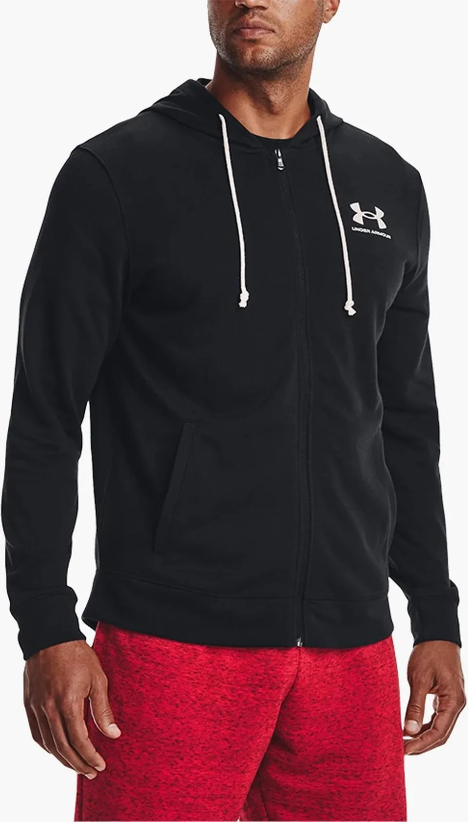 Кофта чоловіча Under Armour Rival Terry Lc Fz (1370409-001)