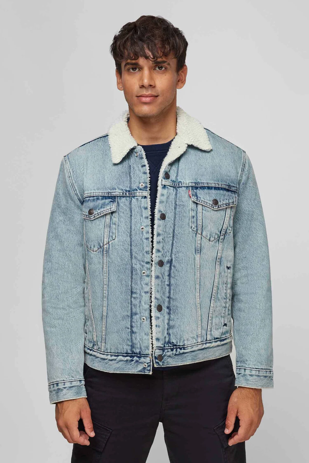 Чоловіча блакитна джинсова куртка Levi's
