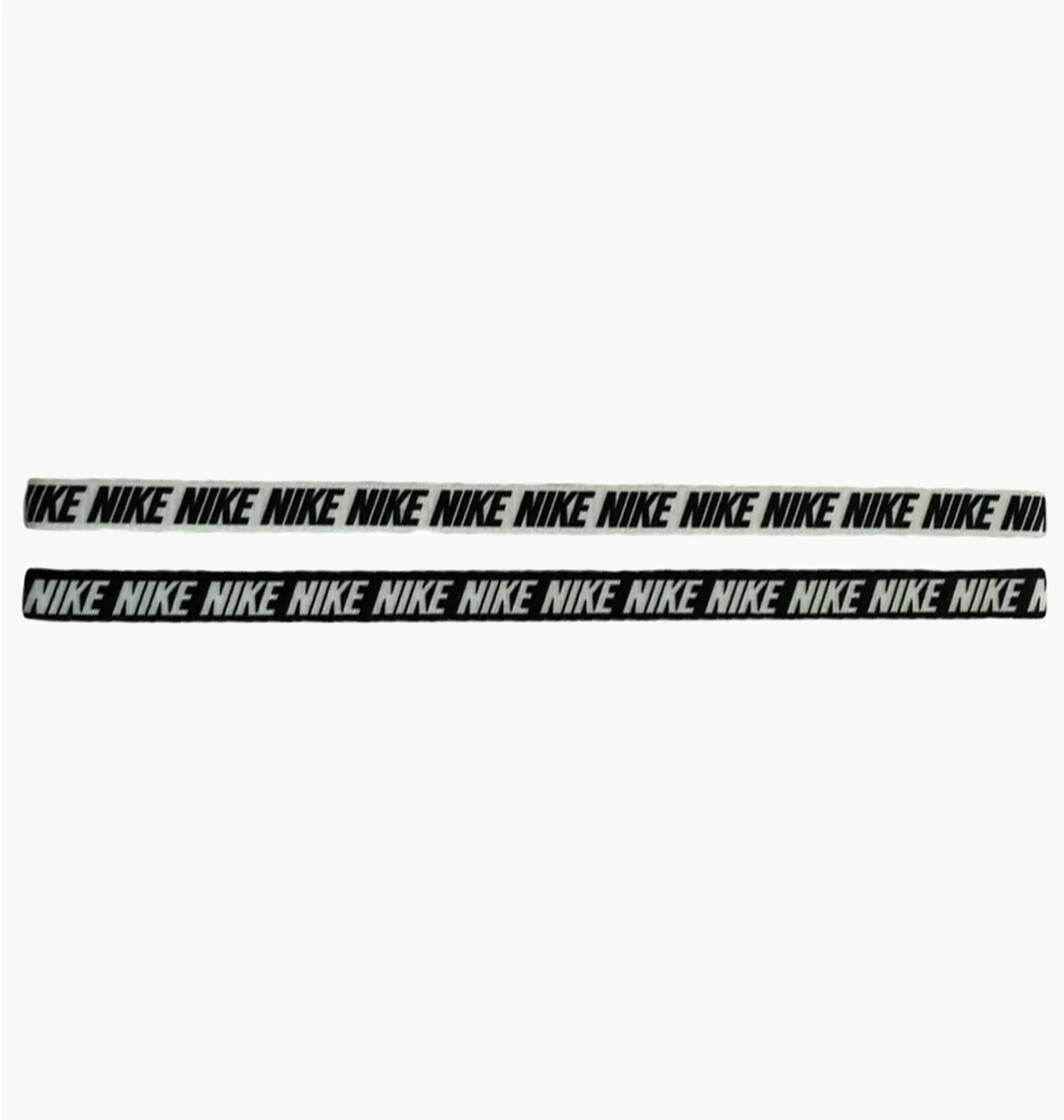 Пов'язки на голову Nike FLEX CLASSIC HEADBANDS білі, чорні (2 штуки)