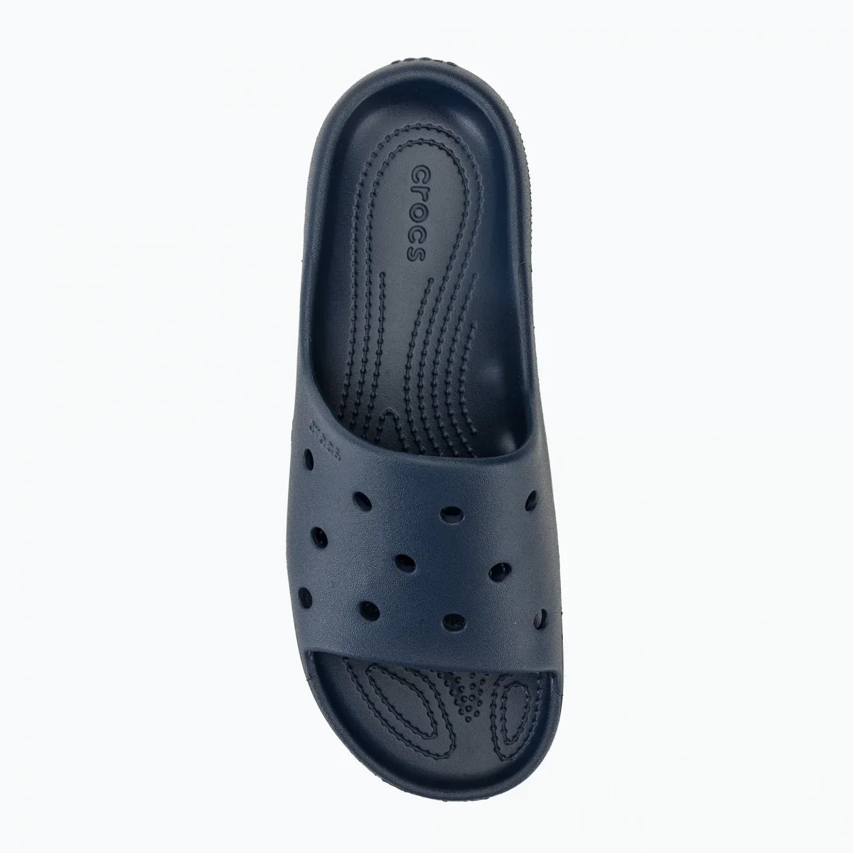 Шльопанці UNI Classic Slide v2 Whi 209401-410-Navy CROCS M8/W10 (41-42) Темно-синій — фото 5