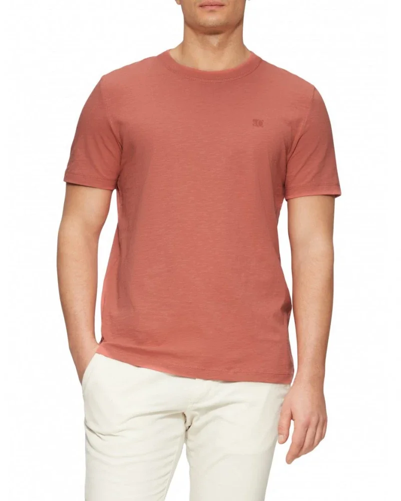 Футболка men's T-shirt 2161561-4291 s.Oliver L Кораловий