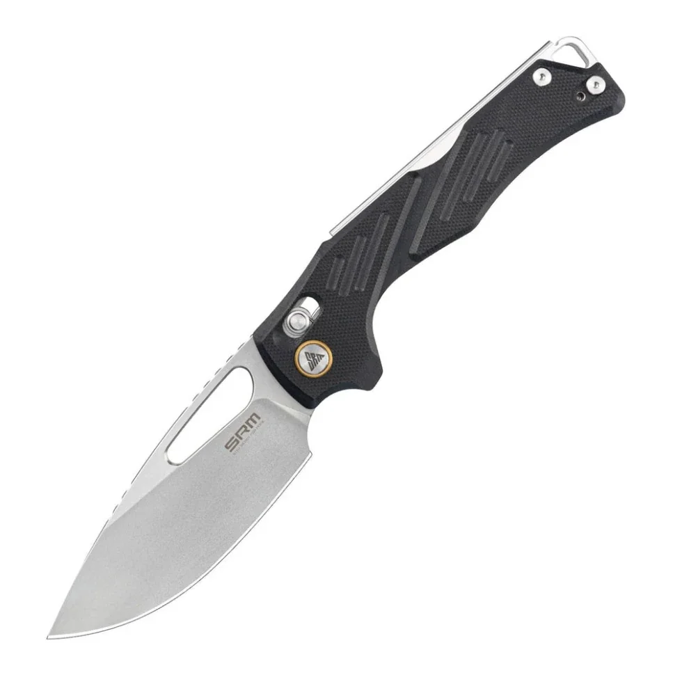 Ніж складаний туристичний SRM Mirage 239X-GB (9.2 см) 14C28N / G10 чорний