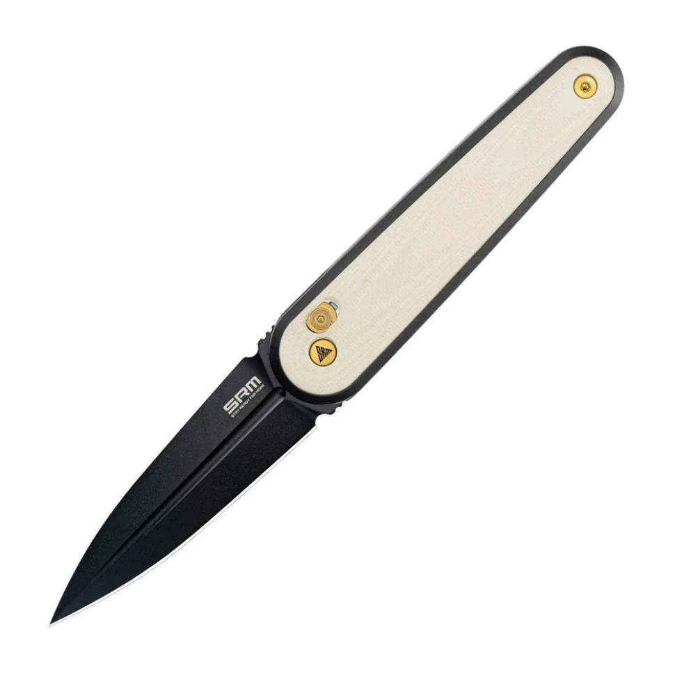 Ніж складаний кишеньковий SRM Twin 251MB-GT2 (7.6 см) N690 / G10 білий
